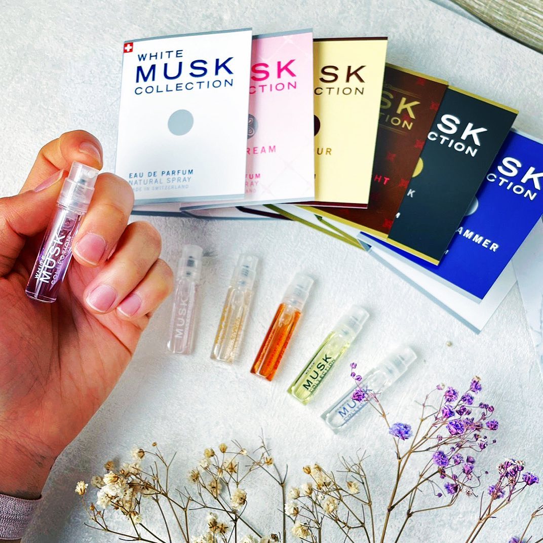 Damparfym Vit MUSK doft Prov 1 ml