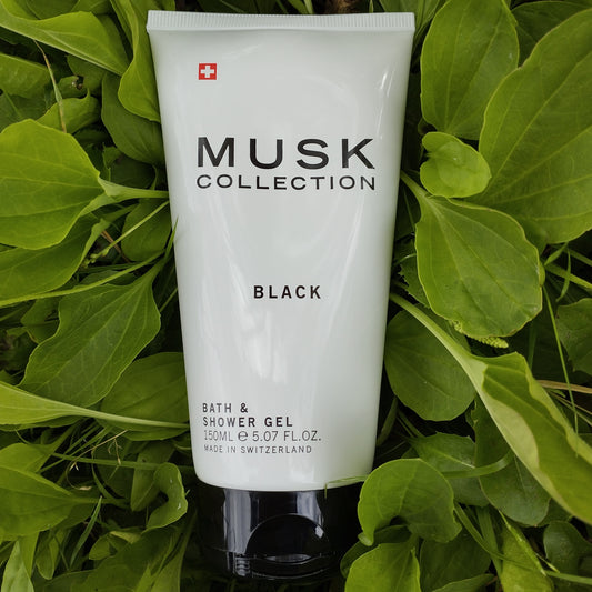 Black Musk Bath & Shower Gel 150ml för kvinnor - Med den klassiska Black Musk-doften