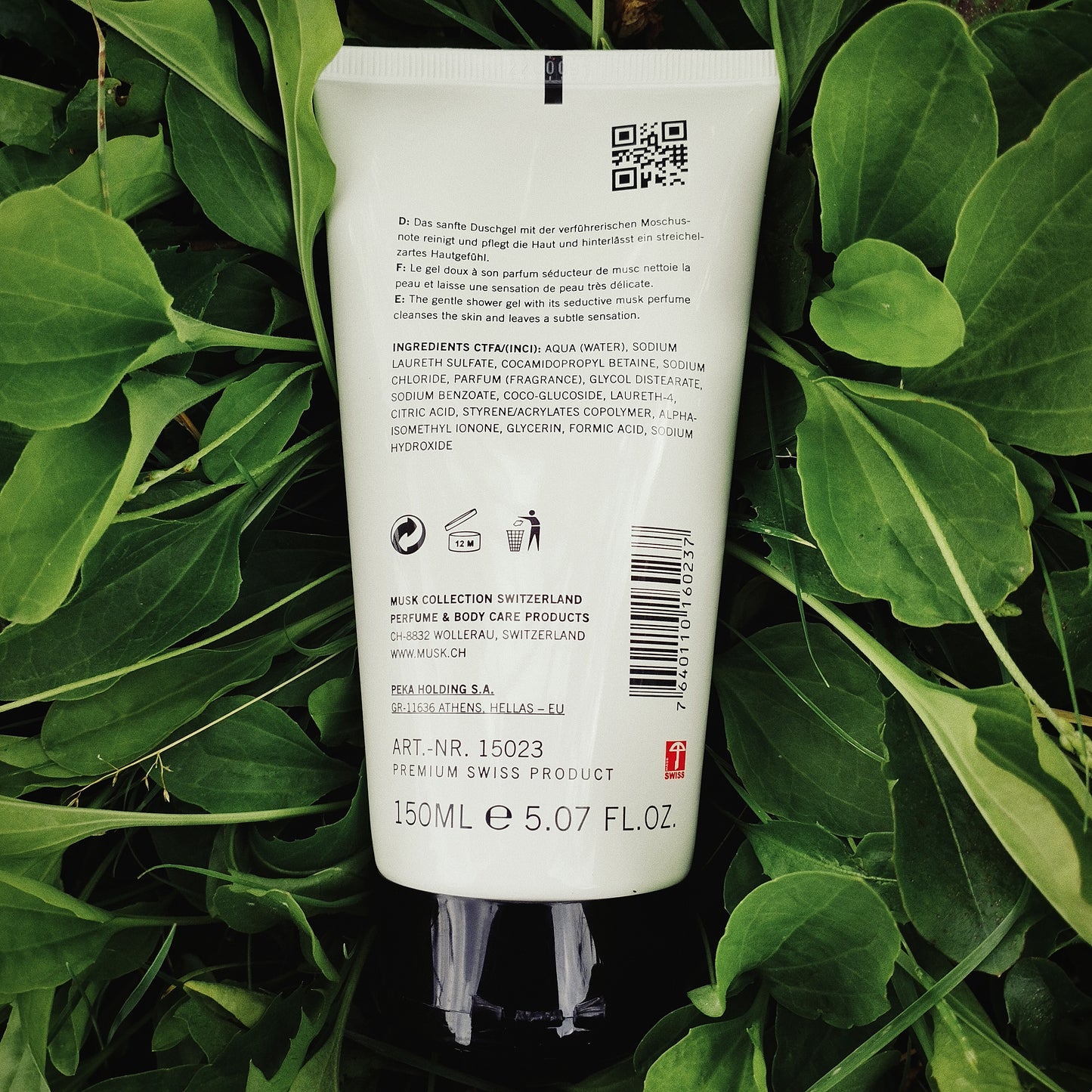 Black Musk Bath & Shower Gel 150ml for Women - With the classic Black Musk fragrance